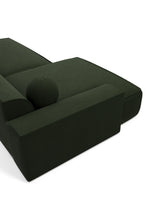 Charger l'image dans la visionneuse de la galerie, Canapé angle gauche 260cm en tissu tramé vert olive ANIA