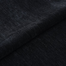 Charger l'image dans la visionneuse de la galerie, Canapé 4 places en tissu tramé touché doux noir CELINE