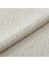 Charger l'image dans la visionneuse de la galerie, Canapé 3 places 226cm en tissu bouclette crème HAUSSMANN