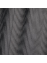 Charger l'image dans la visionneuse de la galerie, Canapé d'angle gauche convertible 257cm en velours côtelé gris anthracite - coffre de rangement - SASHA