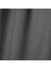 Charger l'image dans la visionneuse de la galerie, Canapé d'angle gauche convertible 257cm en velours côtelé gris anthracite - coffre de rangement - SASHA