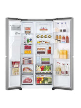 Charger l'image dans la visionneuse de la galerie, Réfrigérateur américain 628L L91.3cm gris LG - GSLE81PYBC