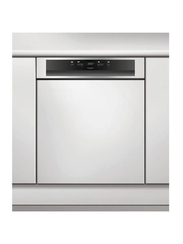 Lave-vaisselle semi-intégrable 60cm 14 couverts bandeau noir 6th Sense Whirlpool - WBC 3C26 X