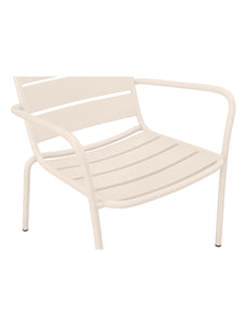 Fauteuil de jardin empilable en métal - Beige - MIRMANDE de MYLIA