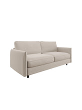 Charger l&#39;image dans la visionneuse de la galerie, Canapé convertible avec matelas 160cm ISAKA Beige - 1IKACO160BE
