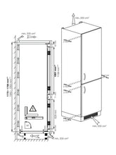 Charger l'image dans la visionneuse de la galerie, Réfrigérateur combiné encastrable 271L H177×L54 Beko - BCSA285K4SN1
