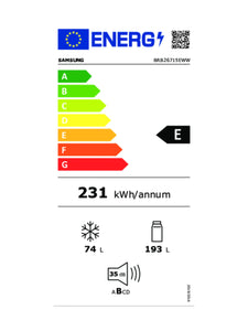 Réfrigérateur encastrable 267L 54cm Samsung - BRB26715EWW/EF