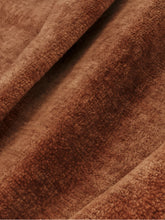 Charger l'image dans la visionneuse de la galerie, Canapé 4 places 230cm en velours gaufré terracotta AURIS
