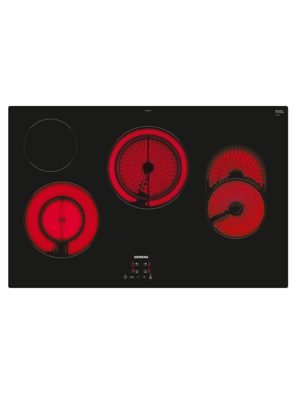 Plaque de cuisson vitrocéramique 80cm Siemens - ET81RBHA1D