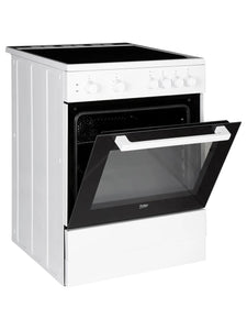 Cuisinière vitrocéramique 60cm Beko - FSM67010GW