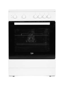 Cuisinière vitrocéramique 60cm Beko - FSM67010GW