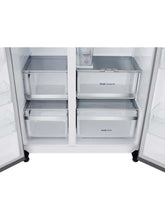 Charger l&#39;image dans la visionneuse de la galerie, Réfrigérateur américain 628L L91.3cm gris LG - GSLE81PYBC
