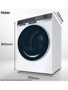 Sèche-linge Dryk. Condensats + pompe à chaleur 9kg Haier - HD90-A3Q397U1-S