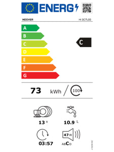 Lave-vaisselle intégrable 60cm 13 couverts Hoover - HI 3C7L0S