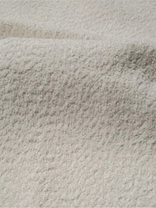 Canapé panoramique en tissu bouclette NOVA crème - 1NOVPTBCR