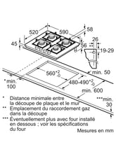 Charger l&#39;image dans la visionneuse de la galerie, Plaque de cuisson gaz 60cm Bosch - PNP6B6B90
