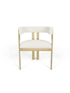 46x50 5-Chaise Grace Bouclette Blanc Pieds Do-Blanc-SC32BCBLANCGL