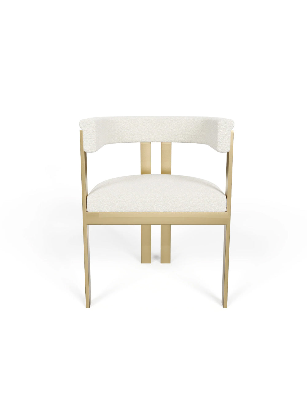 46x50 5-Chaise Grace Bouclette Blanc Pieds Do-Blanc-SC32BCBLANCGL