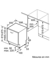 Charger l&#39;image dans la visionneuse de la galerie, Lave-vaisselle intégrable 60cm 14 couverts Bosch - SMV6ZCX06E
