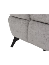 Charger l&#39;image dans la visionneuse de la galerie, Canapé d&#39;angle droit convertible en tissu texturé gris SURDELI
