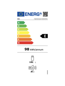 Réfrigérateur seul encastrable 1 porte 182L AEG - TSK5O101ES