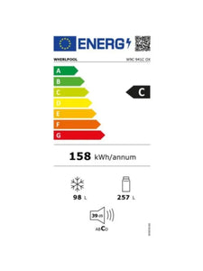 Réfrigérateur combiné 355L Whirlpool - W9C941COX