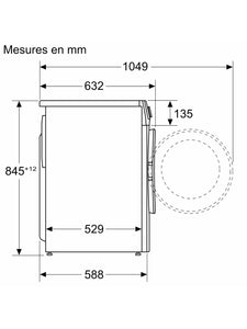 Lave-linge 9kg Serie 6 Iron Assist Bosch - WGG244ZPFG