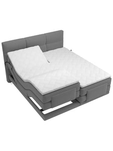 Lit 160cm boxspring box right LODI de PALACIO - 2x80x200cm