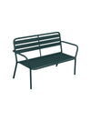 Banc de jardin en métal - Vert sapin - MIRMANDE de MYLIA